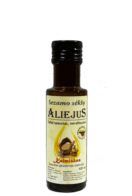 Sezamo sėklų aliejus, 100 ml