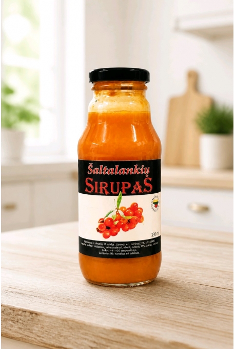 Šaltalankių sirupas, 330 ml